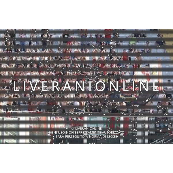 Fiorentina - Monza coppa Italia - 18/08/2019 nella foto: tifosi del monza ©Claudio Zamagni/Agenzia Aldo Liverani s.a.s. supporters of monza during Italian\'s Cup soccer match between Acf Fiorentina and Monza at Artemio Franchi Stadium on August 18 2019 in Florence photo credit by Claudio Zamagni/Aldo Liverani Photo Agency / AGENZIA ALDO LIVERANI SAS
