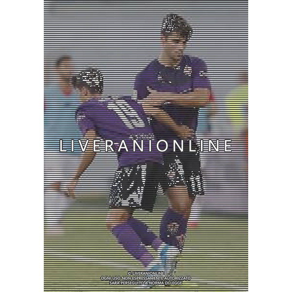 Fiorentina - Monza coppa Italia - 18/08/2019 nella foto: Riccardo Sottil (acf Fiorentina) Montiel Cristobal (acf Fiorentina) ©Claudio Zamagni/Agenzia Aldo Liverani s.a.s. Riccardo Sottil (acf Fiorentina) Montiel Cristobal (acf Fiorentina) during Italian\'s Cup soccer match between Acf Fiorentina and Monza at Artemio Franchi Stadium on August 18 2019 in Florence photo credit by Claudio Zamagni/Aldo Liverani Photo Agency / AGENZIA ALDO LIVERANI SAS