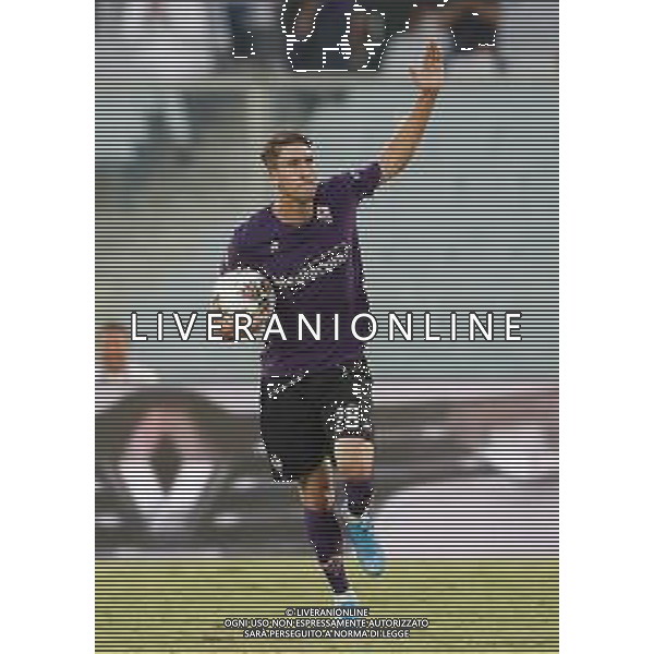 Fiorentina - Monza coppa Italia - 18/08/2019 nella foto: Vlahovic Dusan (acf Fiorentina) esultanza dopo il gol ©Claudio Zamagni/Agenzia Aldo Liverani s.a.s. Vlahovic Dusan (acf Fiorentina) during Italian\'s Cup soccer match between Acf Fiorentina and Monza at Artemio Franchi Stadium on August 18 2019 in Florence photo credit by Claudio Zamagni/Aldo Liverani Photo Agency / AGENZIA ALDO LIVERANI SAS