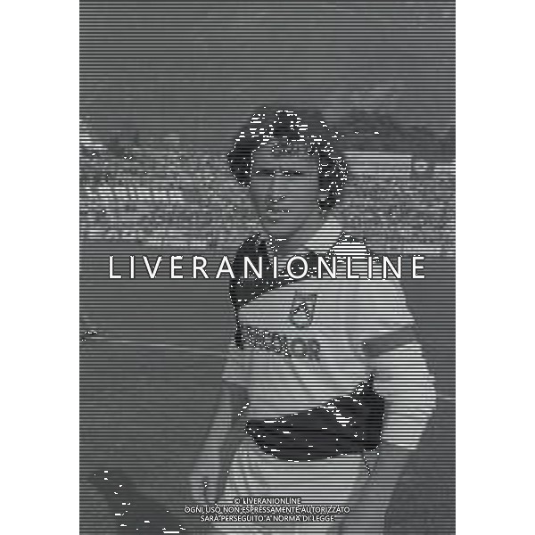 RETROSPETTIVA ZICO CALCIATORE NELLA FOTO ZICO CAMPIONATO 1984-1985 AG ALDO LIVERANI SAS