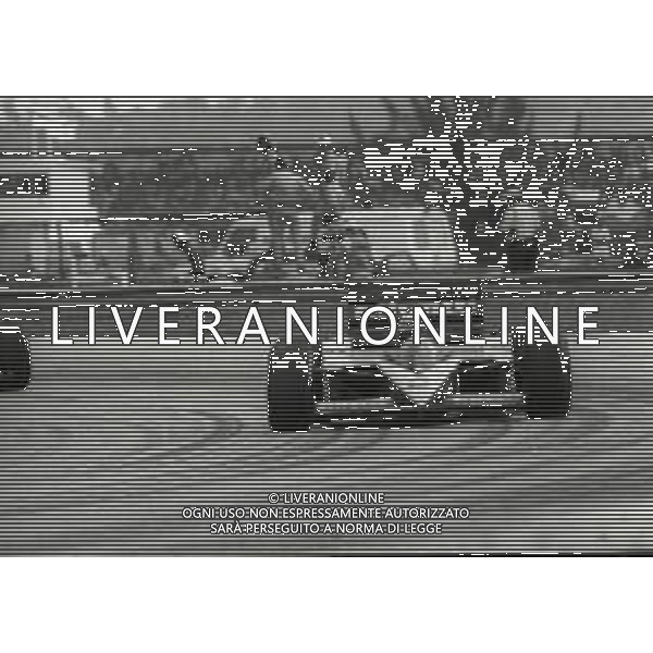 RETROSPETTIVA ELIO DE ANGELIS PILOTA F1-1985 NELLA FOTO ELIO DE ANGELIS AG ALDO LIVERANI SAS