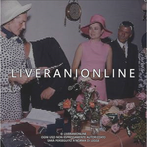 REALI PRINCIPATO DI MONACO - GRACE KELLY PRINCIPESSA DI MONACO - RETROSPETTIVA nella foto all\'inaugurazione del Roseto della Villa Reale di Monza nel 1970 come madrina d\'eccezione ©ARCHIVIO / AGENZIA ALDO LIVERANI SAS