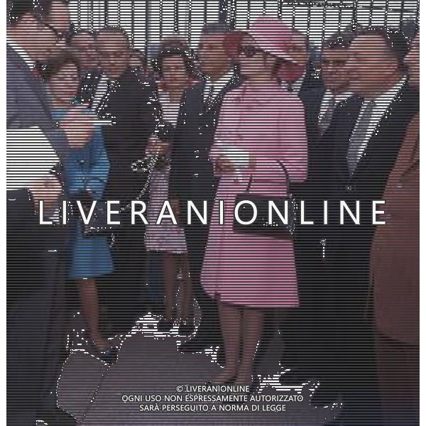 REALI PRINCIPATO DI MONACO - GRACE KELLY PRINCIPESSA DI MONACO - RETROSPETTIVA nella foto all\'inaugurazione del Roseto della Villa Reale di Monza nel 1970 come madrina d\'eccezione ©ARCHIVIO / AGENZIA ALDO LIVERANI SAS