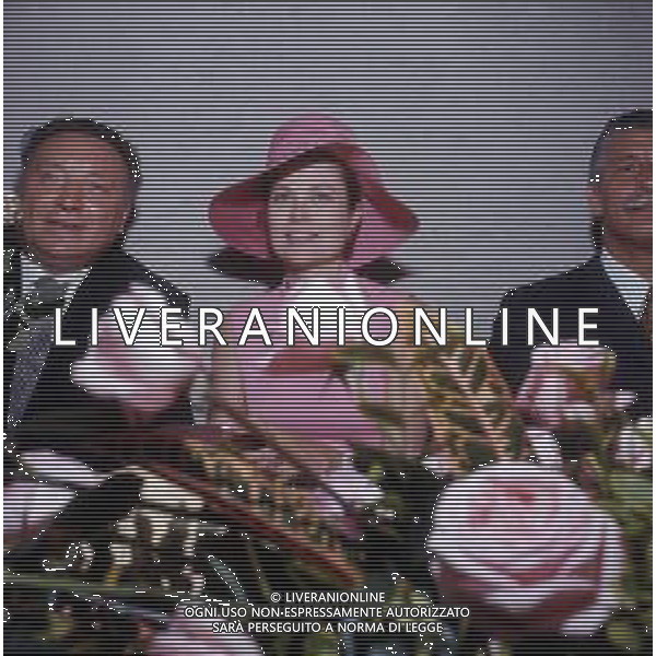 REALI PRINCIPATO DI MONACO - GRACE KELLY PRINCIPESSA DI MONACO - RETROSPETTIVA nella foto con Niso Fumagalli all\'inaugurazione del Roseto della Villa Reale di Monza nel 1970 come madrina d\'eccezione ©ARCHIVIO / AGENZIA ALDO LIVERANI SAS