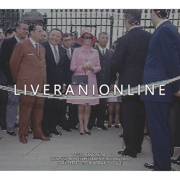 REALI PRINCIPATO DI MONACO - GRACE KELLY PRINCIPESSA DI MONACO - RETROSPETTIVA nella foto con Niso Fumagalli all\'inaugurazione del Roseto della Villa Reale di Monza nel 1970 come madrina d\'eccezione ©ARCHIVIO / AGENZIA ALDO LIVERANI SAS
