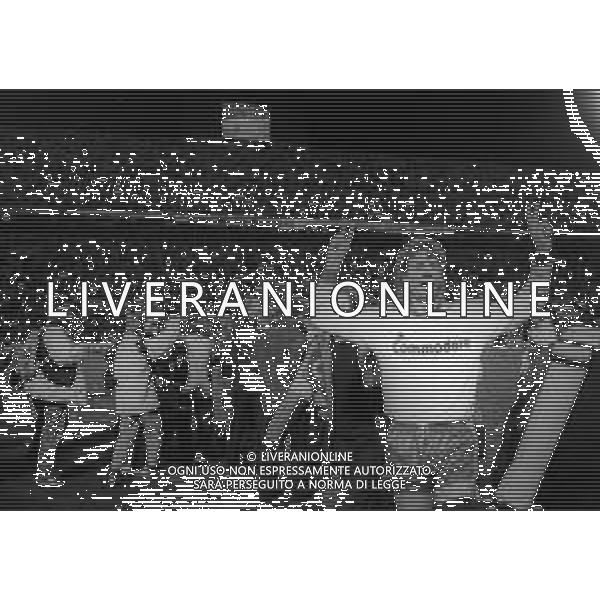 07-12-1988 MILANO OTTAVI DI FINALE DI COPPA UEFA INTER BAYERN MONACO 1-3 NELLA FOTO ESULTANZA GIOCATORI BAYERN MONACO AG ALDO LIVERANI SAS