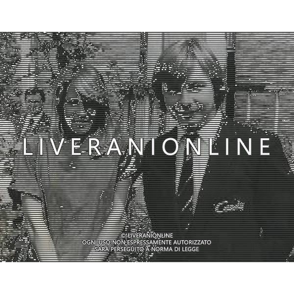 RETROSPETTIVA DIDIER PIRONI PILOTA F1 NELLA FOTO DIDER PIRONI CON LA MOGLIE AG ALDO LIVERANI SAS