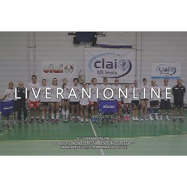 IMOLA 21 08 2019 PALLAVOLO FEMMINILE SERIE B1 PRIMO ALLENAMENTO DELLA CLAI IMOLA NELLA FOTO SQUADRA FOTO GIANNI SANNA-AG ALDO LIVERANI SAS