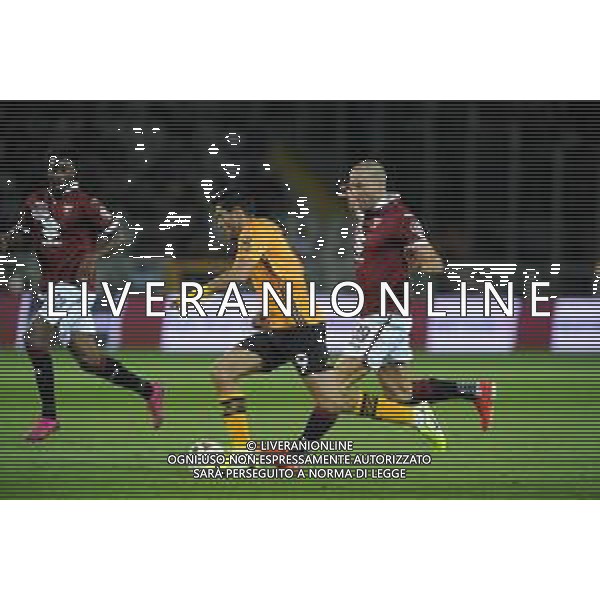Torino 22.08.2019 Stadio Grande Torino Torino vs Wolverhampton play off qualificazioni Europa League 2019/2020 ©Viganti/Agenzia Aldo Liverani Nella foto: lorenzo de silvestri e raul jimenez ©/AGENZIA ALDO LIVERANI SAS