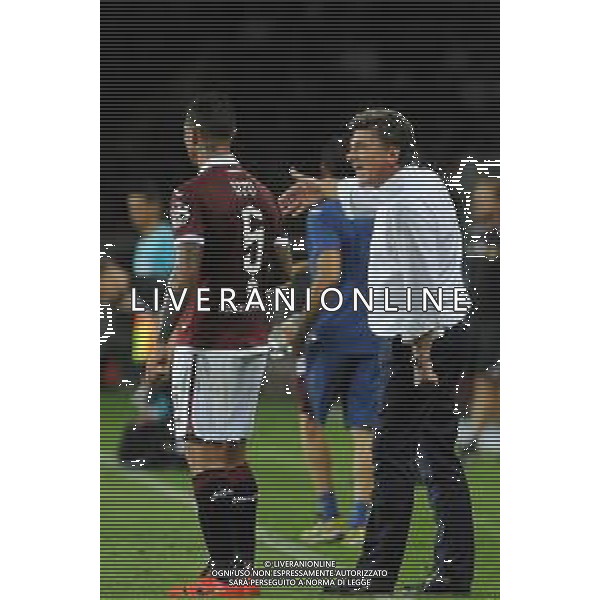 Torino 22.08.2019 Stadio Grande Torino Torino vs Wolverhampton play off qualificazioni Europa League 2019/2020 ©Viganti/Agenzia Aldo Liverani Nella foto: walter mazzarri e armando izzo ©/AGENZIA ALDO LIVERANI SAS
