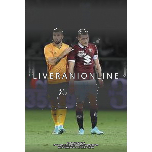 Torino 22.08.2019 Stadio Grande Torino Torino vs Wolverhampton play off qualificazioni Europa League 2019/2020 ©Viganti/Agenzia Aldo Liverani Nella foto: patrick cutrone andrea belotti ©/AGENZIA ALDO LIVERANI SAS