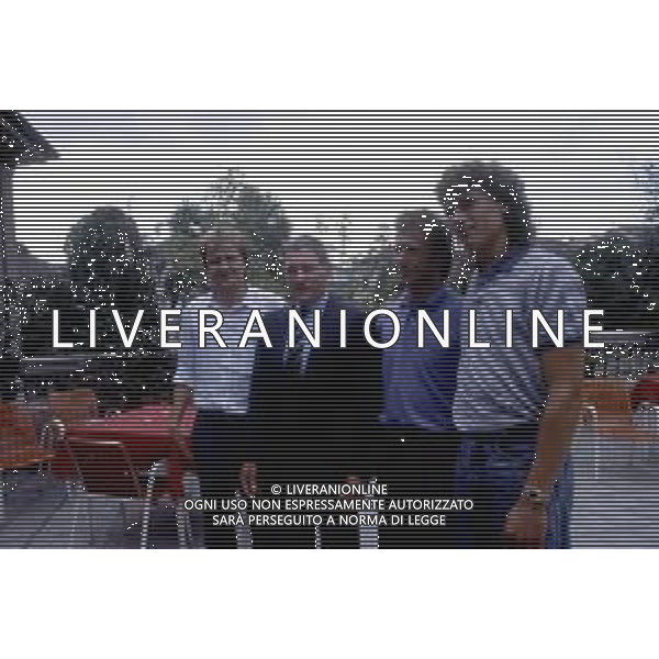 RETROSPETTIVA ANTON POLSTER CALCIATORE NELLA FOTO KLAUS BERGGREEN-LUIGI RADICE-TULLIO GRITTI E ANTON POLSTER AG ALDO LIVERANI SAS