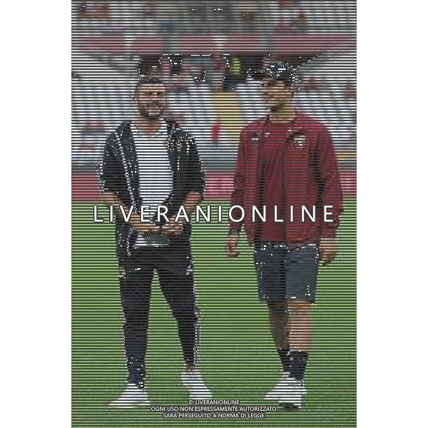 Torino 22.08.2019 Stadio Grande Torino Torino vs Wolverhampton play off qualificazioni Europa League 2019/2020 ©Viganti/Agenzia Aldo Liverani Nella foto: kevin bonifazi e patrick cutrone