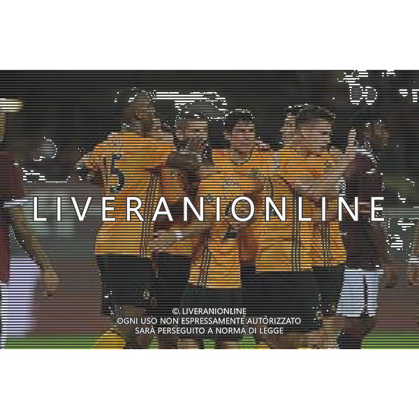 Torino 22.08.2019 Stadio Grande Torino Torino vs Wolverhampton play off qualificazioni Europa League 2019/2020 ©Viganti/Agenzia Aldo Liverani Nella foto: esultanza wolverhampton