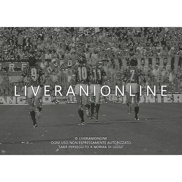 18-09-1977 MILANO-CAMPIONATO DI CALCIO SERIE A MILAN GENOA 2-2 NELLA FOTO IL NUMERO 10 DI GIANNI RIVERA AG ALDO LIVERANI SAS