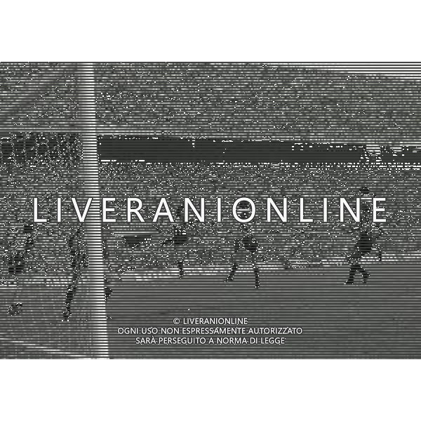 25-09-1977 MILANO-CAMPIONATO DI CALCIO SERIE A INTER -NAPOLI 1-0 NELLA FOTO AZIONE DI GIOCO AG ALDO LIVERANI SAS