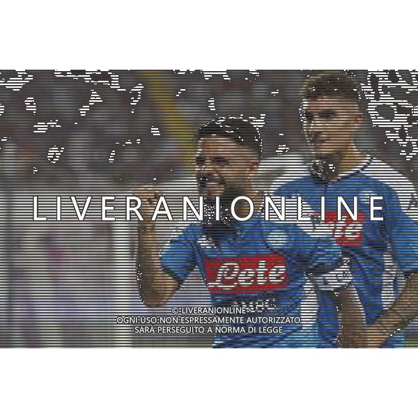 Fiorentina - Napoli Campionato di Calcio Serie A 24/08/2019 nella foto: Esultanza dopo il gol su rigore di Insigne Lorenzo ©Claudio Zamagni/Agenzia Aldo Liverani Insigne Lorenzo(ssc napoli) celebrates after scoring a goal during Italian Serie A TIM soccer match between Fiorentina and Napoli at Artemio Franchi Stadium in Florence on August 24 2019 photo credit by Claudio Zamagni/Aldo Liverani Photo Agency