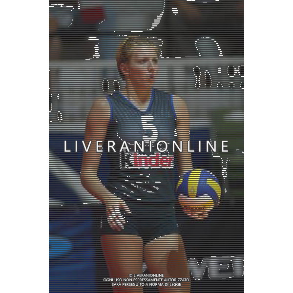 NAZIONALE ITALIANA VOLLEY FEMMINILE LUGLIO 2003 nella foto Anzanello Sara* foto fabrizio terruso/Agenzia Aldo Liverani