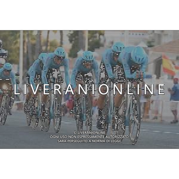 24-08-2019 Vuelta A Espana; Tappa 01 Salinas De Torrevieja - Torrevieja; 2019, Astana; Fuglsang, Jacob; Boaro, Manuele; Torrevieja; ©SIROTTI /AGENZIA ALDO LIVERANI SAS