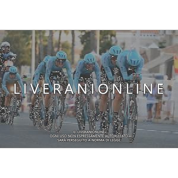 24-08-2019 Vuelta A Espana; Tappa 01 Salinas De Torrevieja - Torrevieja; 2019, Astana; Fuglsang, Jacob; Boaro, Manuele; Torrevieja; ©SIROTTI /AGENZIA ALDO LIVERANI SAS