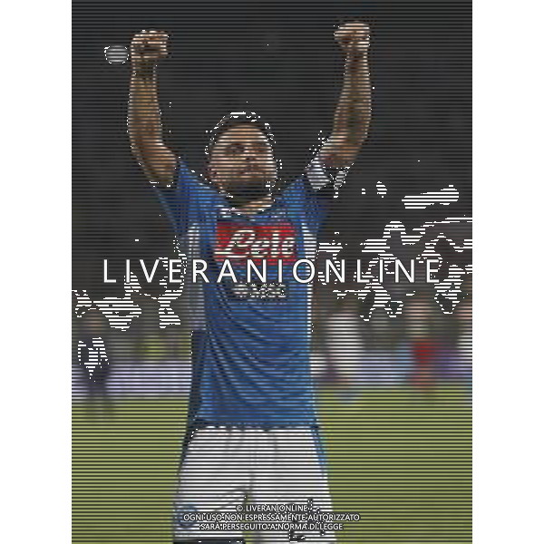 Fiorentina - Napoli Campionato di Calcio Serie A 24/08/2019 nella foto: esultanza a fine gara Insigne Lorenzo(ssc napoli) ©Claudio Zamagni/Agenzia Aldo Liverani Insigne Lorenzo(ssc napoli) during Italian Serie A TIM soccer match between Fiorentina and Napoli at Artemio Franchi Stadium in Florence on August 24 2019 photo credit by Claudio Zamagni/Aldo Liverani Photo Agency