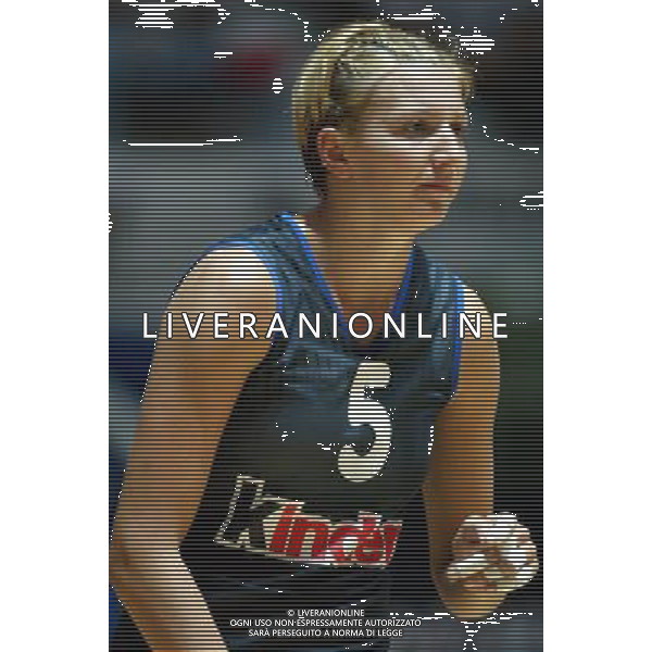 NAZIONALE ITALIANA VOLLEY FEMMINILE LUGLIO 2003 nella foto Anzanello Sara* foto fabrizio terruso/Agenzia Aldo Liverani