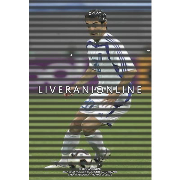 Lipsia 16/06/2005 Confederations Cup 2005 Brasile-Grecia 3-0 nella foto: karagounis giorgios foto: Marco Luzzani / Ag.Aldo Liverani