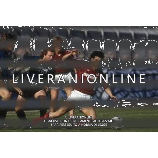 RETROSPETTIVA HARIS SKORO CALCIATORE NELLA FOTO HARIS SKORO CON LA MAGLIA DEL TORINO CALCIO E ROBERT PRYTZ AG ALDO LIVERANI SAS