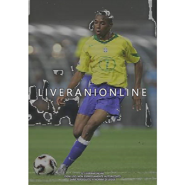Lipsia 16/06/2005 Confederations Cup 2005 Brasile-Grecia 3-0 nella foto: Robinho foto: Marco Luzzani / Ag.Aldo Liverani