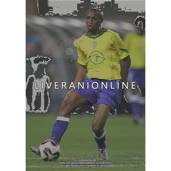 Lipsia 16/06/2005 Confederations Cup 2005 Brasile-Grecia 3-0 nella foto: Robinho foto: Marco Luzzani / Ag.Aldo Liverani