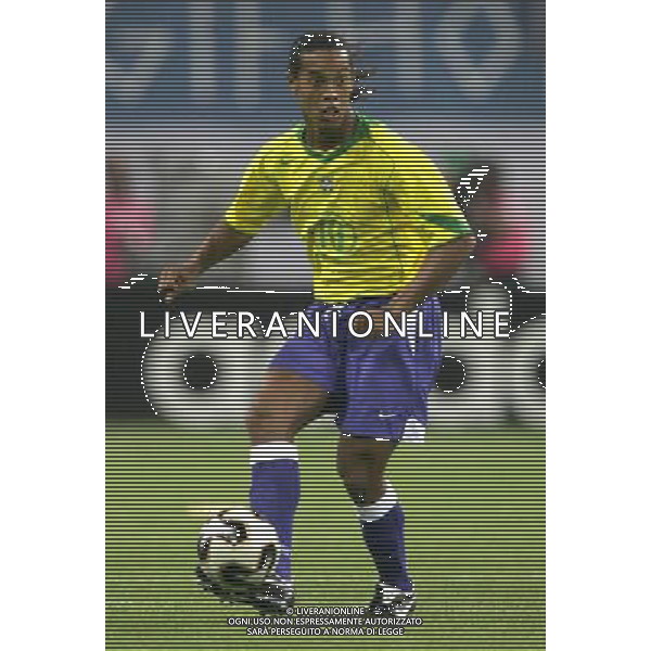 Lipsia 16/06/2005 Confederations Cup 2005 Brasile-Grecia 3-0 nella foto: Ronaldinho foto: Marco Luzzani / Ag.Aldo Liverani