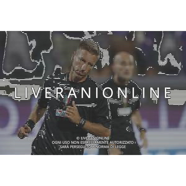 Fiorentina - Napoli Campionato di Calcio Serie A 24/08/2019 nella foto: Arbitro Davide Massa ©Claudio Zamagni/Agenzia Aldo Liverani Referee Davide Massa during Italian Serie A TIM soccer match between Fiorentina and Napoli at Artemio Franchi Stadium in Florence on August 24 2019 photo credit by Claudio Zamagni/Aldo Liverani Photo Agency