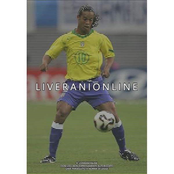 Lipsia 16/06/2005 Confederations Cup 2005 Brasile-Grecia 3-0 nella foto: Ronaldinho foto: Marco Luzzani / Ag.Aldo Liverani