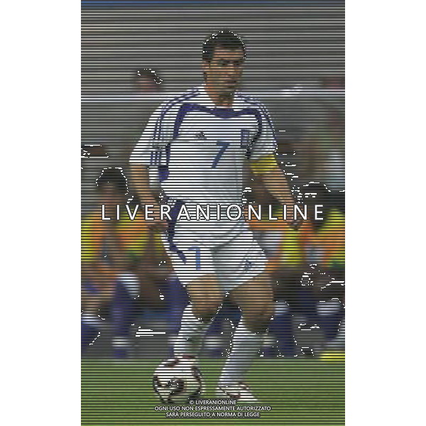 Lipsia 16/06/2005 Confederations Cup 2005 Brasile-Grecia 3-0 nella foto: zagorakis theo foto: Marco Luzzani / Ag.Aldo Liverani