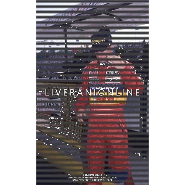 RETROSPETTIVA EDDIE IRVINE PILOTA F1-1995 NELLA FOTO EDDIE IRVINE AG ALDO LIVERANI SAS