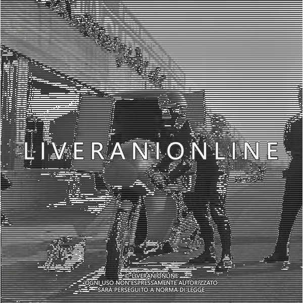 RETROSPETTIVA GIACOMO AGOSTINI PILOTA MOTOCICLISMO NELLA FOTO GIACOMO AGOSTINI NELL\'ANNO 1969 A MONZA AG ALDO LIVERANI SAS 