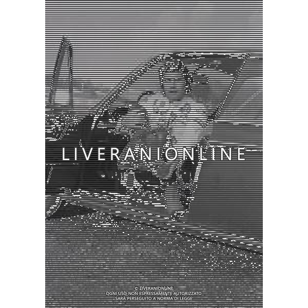 RETROSPETTIVA GIACOMO AGOSTINI PILOTA MOTOCICLISMO NELLA FOTO GIACOMO AGOSTINI NELL\'ANNO 1972 A CASCINA COSTA AG ALDO LIVERANI SAS