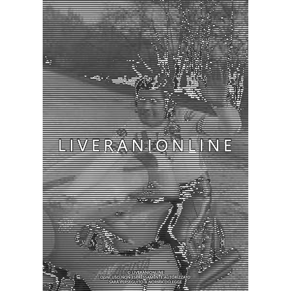 RETROSPETTIVA GIACOMO AGOSTINI PILOTA MOTOCICLISMO NELLA FOTO GIACOMO AGOSTINI NELL\'ANNO 1972 A CASCINA COSTA AG ALDO LIVERANI SAS