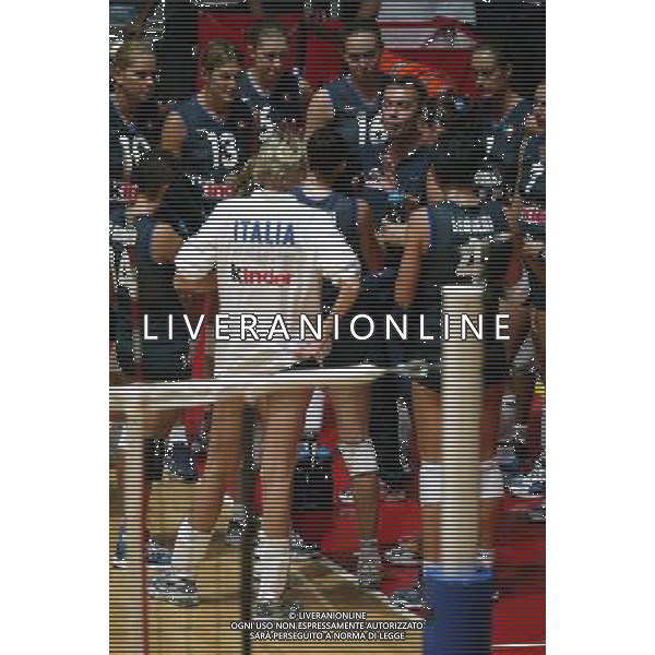 NAZIONALE ITALIANA VOLLEY FEMMINILE LUGLIO 2003 nella foto Bonitta Marco Allenatore* foto fabrizio terruso/Agenzia Aldo Liverani