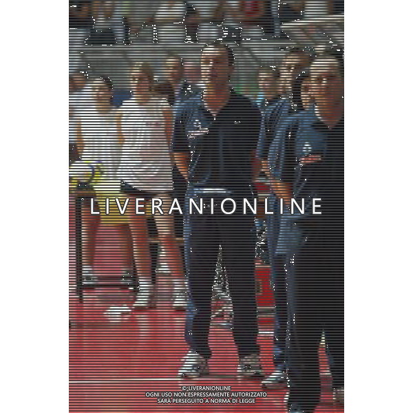 NAZIONALE ITALIANA VOLLEY FEMMINILE LUGLIO 2003 nella foto Bonitta Marco Allenatore* foto fabrizio terruso/Agenzia Aldo Liverani