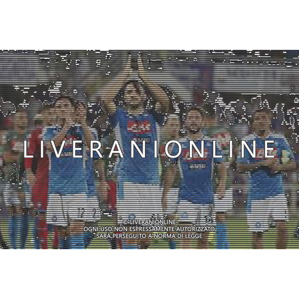 Fiorentina - Napoli Campionato di Calcio Serie A 24/08/2019 nella foto: eultanza finale napoli ©Claudio Zamagni/Agenzia Aldo Liverani final exultation of napoli during Italian Serie A TIM soccer match between Fiorentina and Napoli at Artemio Franchi Stadium in Florence on August 24 2019 photo credit by Claudio Zamagni/Aldo Liverani Photo Agency