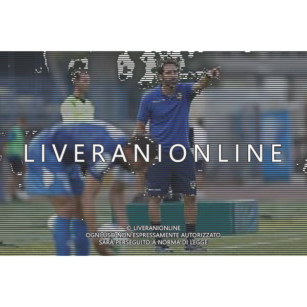 Empoli - Juve Stabia Serie BKT 25/08/2019 nella foto: Mister Fabio Caserta(Juve Stabia) ©Claudio Zamagni/Agenzia Aldo Liverani Mister Fabio Caserta(Juve Stabia) during Italian Serie BKT soccer match between Empoli and Juve Stabia at Carlo Castellani Stadium in Empoli on August 25 2019 photo credit by Claudio Zamagni/Aldo Liverani Photo Agency