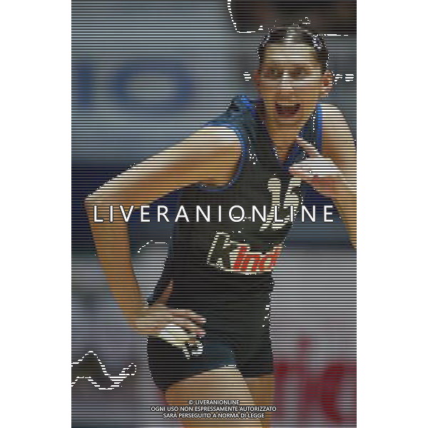 NAZIONALE ITALIANA VOLLEY FEMMINILE LUGLIO 2003 nella foto Borrelli Valentina* foto fabrizio terruso/Agenzia Aldo Liverani