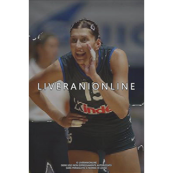 NAZIONALE ITALIANA VOLLEY FEMMINILE LUGLIO 2003 nella foto Borrelli Valentina* foto fabrizio terruso/Agenzia Aldo Liverani