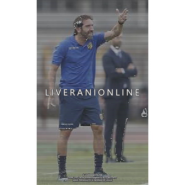 Empoli - Juve Stabia Serie BKT 25/08/2019 nella foto: Mister Fabio Caserta(Juve Stabia) ©Claudio Zamagni/Agenzia Aldo Liverani Mister Fabio Caserta(Juve Stabia) during Italian Serie BKT soccer match between Empoli and Juve Stabia at Carlo Castellani Stadium in Empoli on August 25 2019 photo credit by Claudio Zamagni/Aldo Liverani Photo Agency
