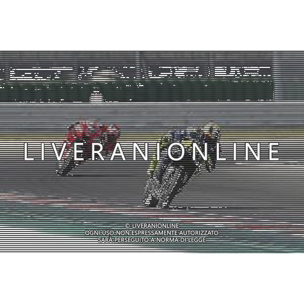 MISANO 29/08/2019 - MOTOGP Test Ufficiali al Misano world Circuit Marco Simoncelli. nella foto: Valentino Rossi (MONSTER ENERGY YAMAHA MotoGP) Danilo Petrucci (DUCATI) ©Claudio Zamagni/Agenzia Aldo Liverani Valentino Rossi (MONSTER ENERGY YAMAHA MotoGP) Danilo Petrucci (DUCATI) during MotoGP Official Test at Misano World Circuit Marco Simoncelli photo credit by Claudio Zamagni/Aldo Liverani Photo Agency