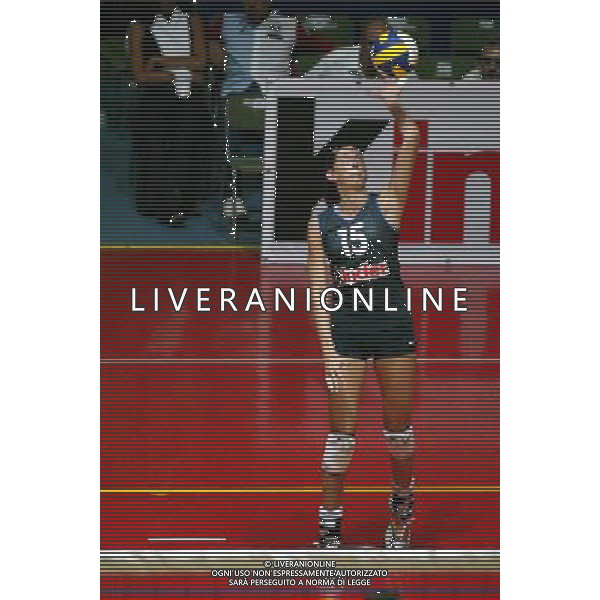 NAZIONALE ITALIANA VOLLEY FEMMINILE LUGLIO 2003 nella foto Borrelli Valentina* foto fabrizio terruso/Agenzia Aldo Liverani