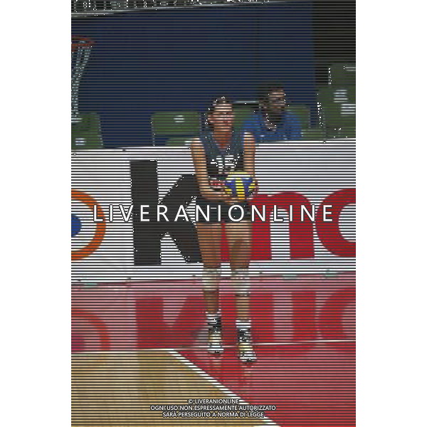 NAZIONALE ITALIANA VOLLEY FEMMINILE LUGLIO 2003 nella foto Borrelli Valentina* foto fabrizio terruso/Agenzia Aldo Liverani
