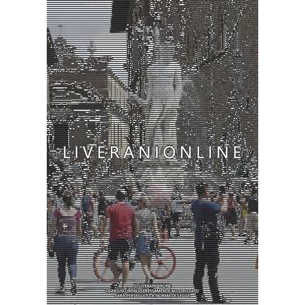 FIRENZE CITTA\' D\'ARTE RINASCIMENTALE 28/08/2019 nella foto: la fontana del Nettuno ©Claudio Zamagni/Agenzia Aldo Liverani the Fountain of Neptune in Florence Renaissance City photo credit by Claudio Zamagni/Aldo Liverani Photo Agency