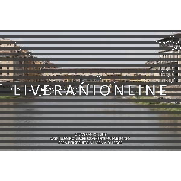 FIRENZE CITTA\' D\'ARTE RINASCIMENTALE 28/08/2019 nella foto: il ponte vecchio ©Claudio Zamagni/Agenzia Aldo Liverani the old bridge in Florence Renaissance City photo credit by Claudio Zamagni/Aldo Liverani Photo Agency
